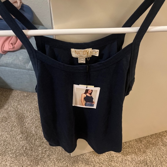 Nation, LTD navy tank top, new with tags, medium - Picture 1 of 4